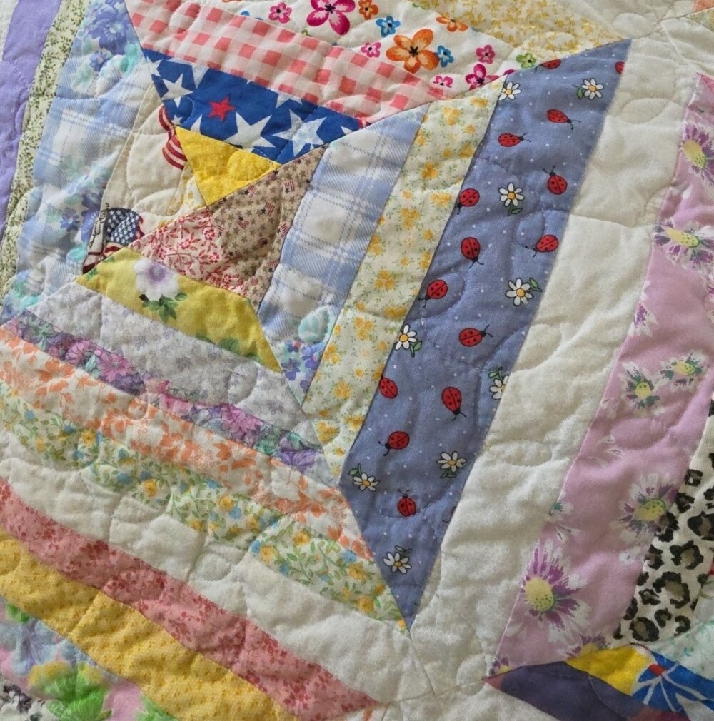Handmade String Quilt - Picture 5 of 10